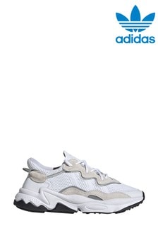 Biały - Sznurowane buty sportowe Adidas Originals Junior Ozweego (424069) | 440 zł