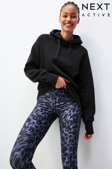 Next black hoodie hotsell