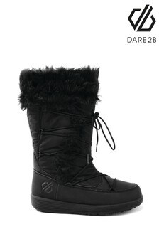 מגפיים לילדים של Dare 2b דגם Cazis בשחור עם גימור פרוותי נעים