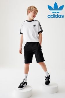 黑色 - adidas Originals Adicolor黑色短褲 (425280) | HK$196