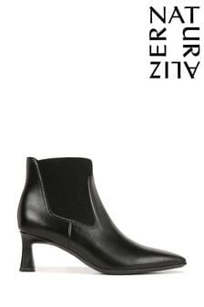 Naturalizer Daya Leather Ankle Black Boots (425548) | kr1,947