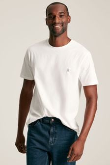 Weiß - Joules Denton Jersey Crew Neck T-shirt (426223) | 39 €