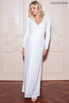 Women s White A Line Wedding Guest Maxi Dresses Next Germany