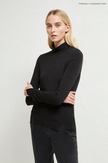 French Connection Venitia Jersey Split Cuff Top (427352) | OMR20
