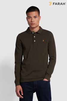 Farah Blanes Long Sleeve Polo Shirt (427462) | SGD 126