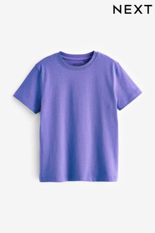 Purple Cotton Short Sleeve T-Shirt (3-16yrs) (428093) | 21 SAR - 39 SAR