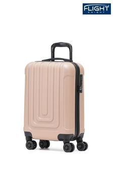 Flight Knight 55x35x20cm 8 Wheel ABS Hard Case Cabin Carry On Hand Black Luggage (428775) | HK$514
