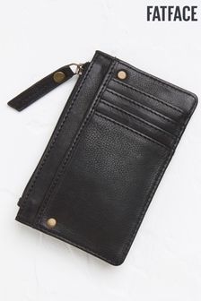 FatFace Black Leather Large Cardholder (428799) | $36