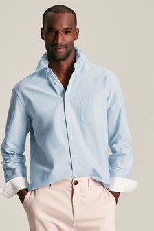 Joules Oxford Blue Long Sleeve Classic Fit Shirt (428800) | kr558
