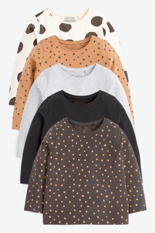 Lot de 5 T-shirts basiques (3 mois - 7 ans)