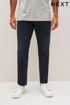 Blauschwarz - Straight Fit - Klassische Stretch-Jeans (429680) | 42 €