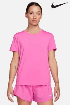 Ярко-розовый - Nike One Classic Dri-fit Short Sleeve Top (429779) | €45