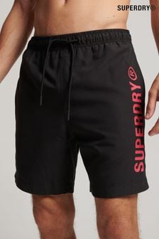 Superdry Black Core Sport 17 Inch Swim Shorts (429788) | $56