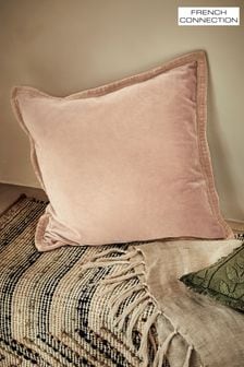 French Connection Toasted Almond Washed Velvet Cushion (430587) | €40