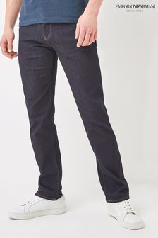 Verwaschenes Denim - Emporio Armani J45 Straight Fit Jeans (430928) | 209 €