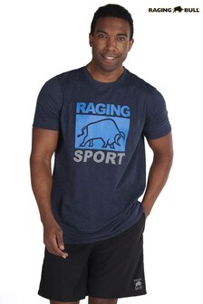 Синяя повседневная футболка Raging Bull (430979) | 14 030 тг