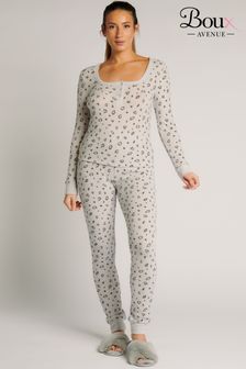 Boux Avenue Pink Star & Moon Top And Legging Pyjama Set (431049) | 242 SAR