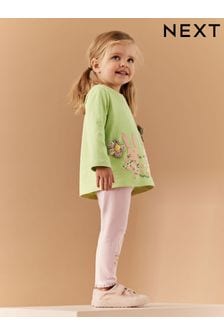 Green Pretty Bunny Long Sleeve T-Shirt and Legging Set (3mths-7yrs) (433078) | €19 - €25