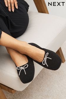 Black Sparkle Ballerina Slippers (433395) | 15 €