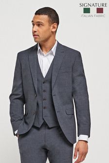 Navy Blue Slim Fit Signature Motionflex Suit: Jacket (434177) | €86