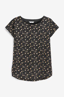 T-shirt à ourlet arrondi