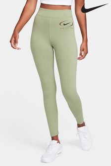 Зеленый - Nike леггинсы в винтажном стиле с завышенной талией (434924) | €25