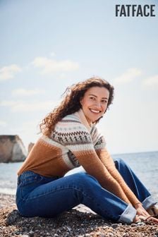 Pull fairisle Fatface Bea à empiècement (435854) | €46