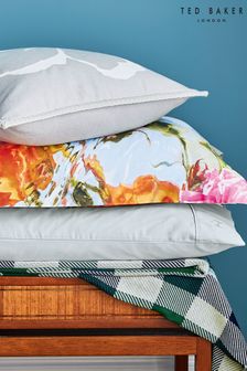 Ted Baker Blue Floating Floral Oxford Pillowcase (435865) | $72