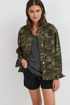 Patch Pocket Cotton Twill Jacket