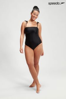 Черный - Женский модельный купальник-бандо со съемными подкладками-бюстгальтером Speedo (437111) | €76