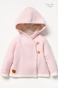 Rock-A-Bye Baby Boutique Cotton Knitted Hooded Jacket (437484) | ₪ 102
