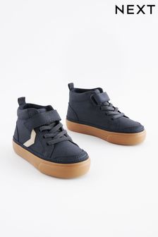 Темно-синий - Ботинки на липучках с эластичными шнурками (437486) | €27 - €33