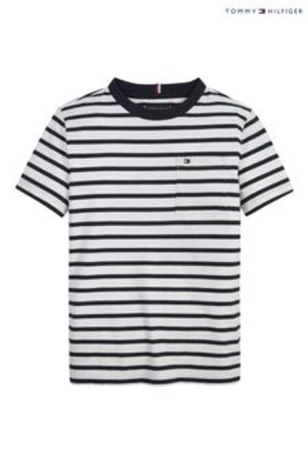 Tommy Hilfiger Blue Breton Stripe T-Shirt (437765) | $59 - $71
