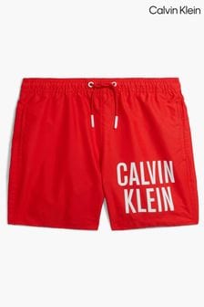 Красные пляжные шорты для мальчиков с поясом на завязке Calvin Klein (437881) | €34