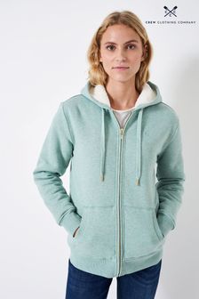 Crew Clothing Company Textured Cotton Relaxed Hoodie