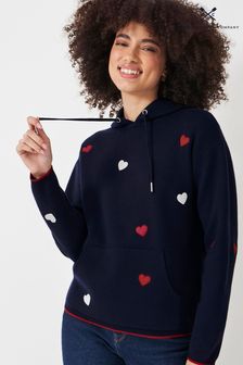 Crew Clothing Kiefer Knitted Heart Hoody (438331) | €39