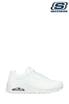 Skechers White Uno Stand On Air Trainers (438354) | $156