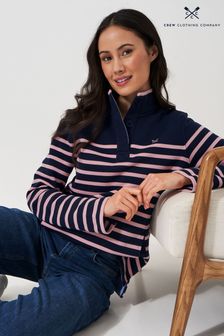 Crew Clothing Company Half Button Sweatshirt (438721) | $94