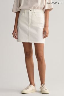 Biała spódnica dżinsowa Gant (438947) | 299 zł