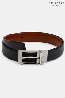 Ted Baker Black Karmer Reversible Leather Belt (439337) | KRW104,600