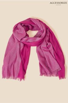 Accessorize Pink Occasion Scarf (440227) | $26