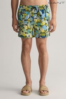 GANT Blue Tropical Print Swim Shorts (440859) | €38
