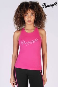 Pineapple Womens Pink Racerback Tonal Fitted Logo Vest (441062) | €13