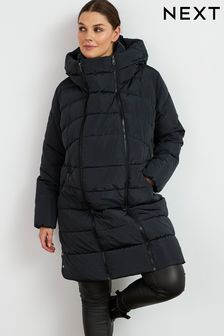 Negro - Abrigo acolchado de premamá con diseño 2 en 1 en tejido impermeable (442114) | 64 €