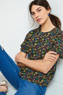 Haut à manches courtes