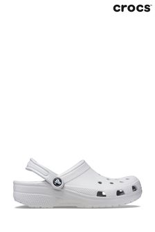 לבן - Crocs White Classic Clogs (442511) | ‏226 ‏₪