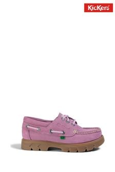 Kickers Purple Lennon Boat Shoes (442764) | SGD 184