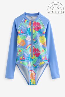 Little Bird by Jools Oliver Long Sleeve Lilac Hawaiian Sunsafe Suit