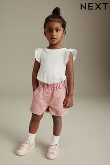 Roz - Pantaloni scurți largi (3 luni - 7 ani) (443083) | 83 LEI - 99 LEI