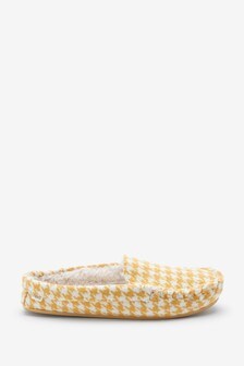 Ochre Yellow Dogtooth Moccasin Slippers (443757) | 13 €